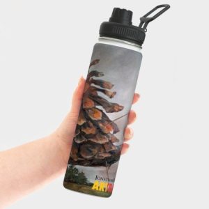 Pinecone Stainless Steel Water Bottle